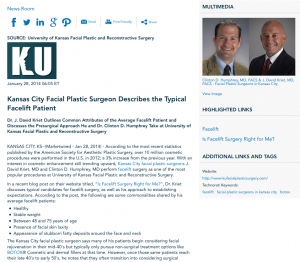 facial plastic surgeon in kansas city, facelift, botox